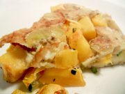 Кулинарный рецепт Омлет с яблоками и корицей