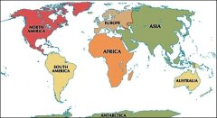 Тест по географии: континенты